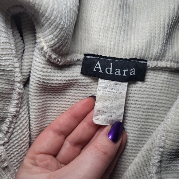 Cream Ribbed Cardigan - Picture 3 of 3